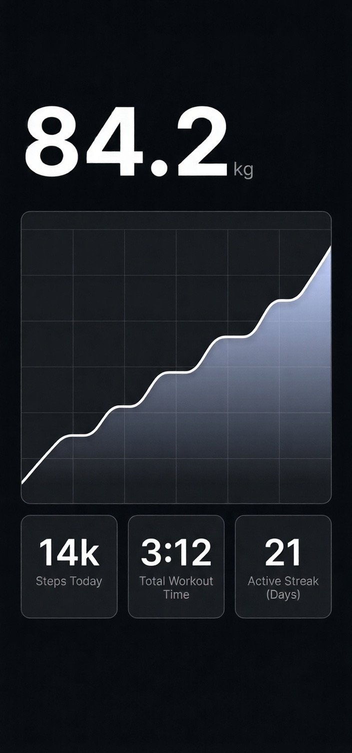 Progress tracking in the app